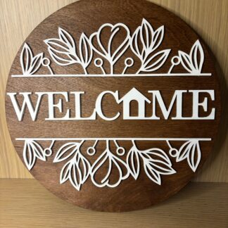 Welcome home sign
