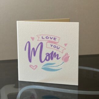 3D Printed Card for Mom - Mother's Day card